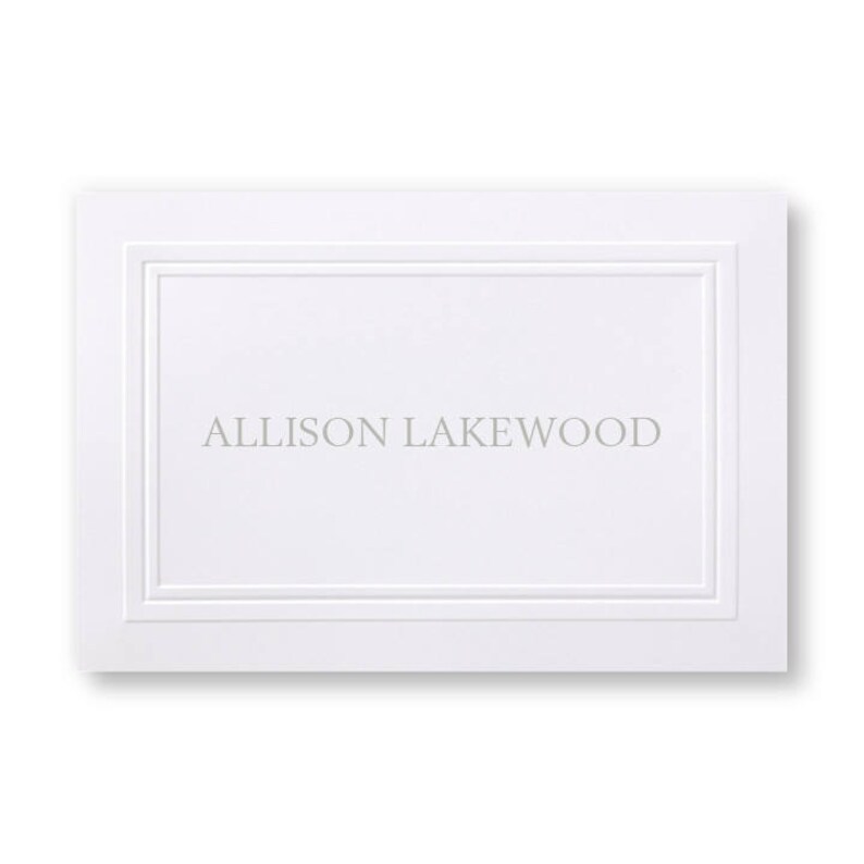 Ultimate Embossed Stationery Set / Set of 25 Cards and Etsy