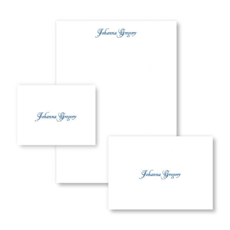 300 Piece Personalized Stationery Wardrobe / Letter Sheets and Etsy