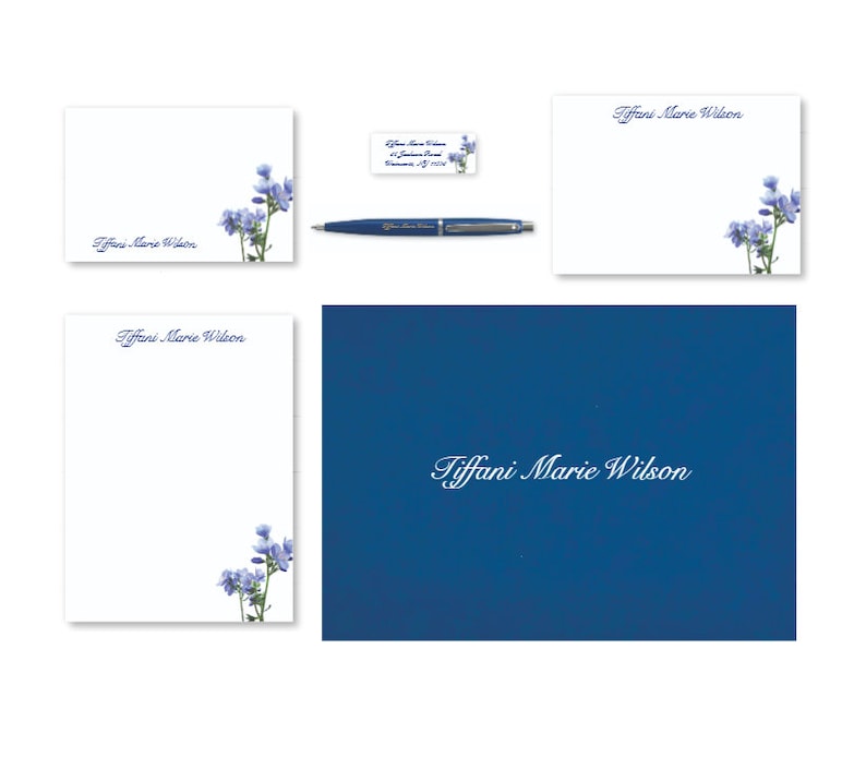 Deluxe Floral Stationery Set / Letter Writing Gift Set / 4015 Etsy