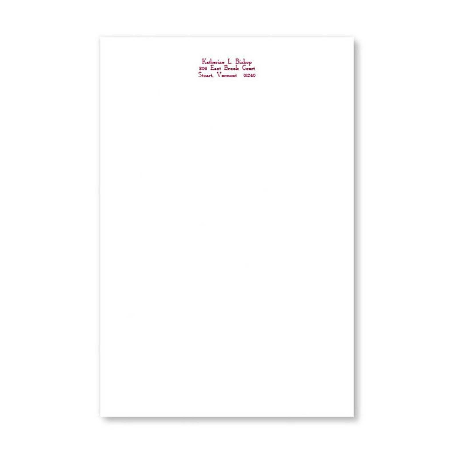 Business Letterhead Letter Writing Sets Stationery Set Etsy