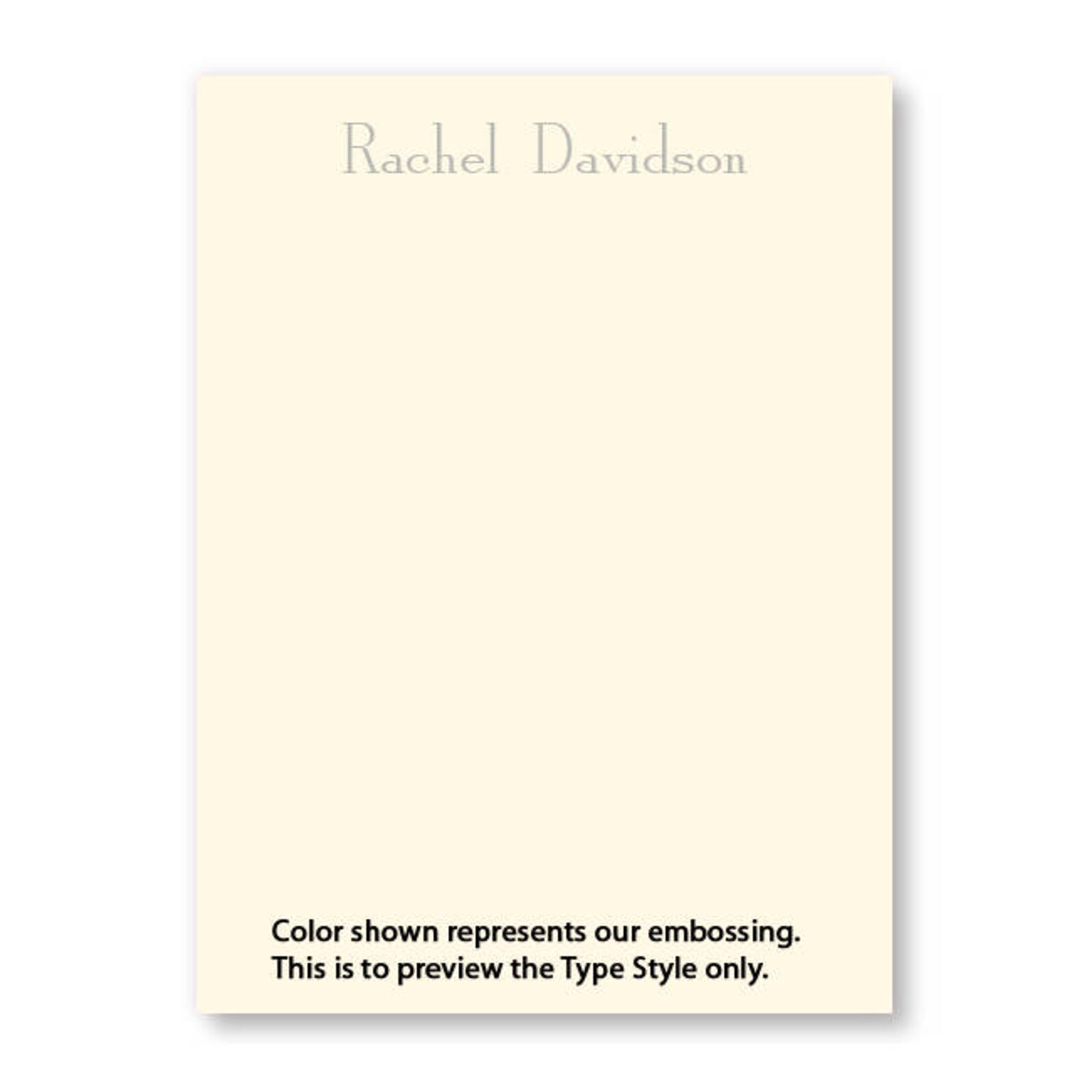 Embossed Letter Sheets / Set of 50 Stationery Sheets and Etsy