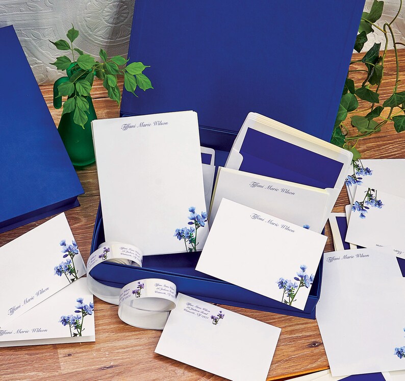 Deluxe Floral Stationery Set / Letter Writing Gift Set / 4015 Etsy