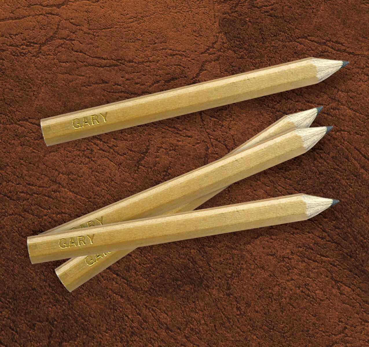 Personalized Golf Pencils Custom Golf Pencil Set Foil Etsy