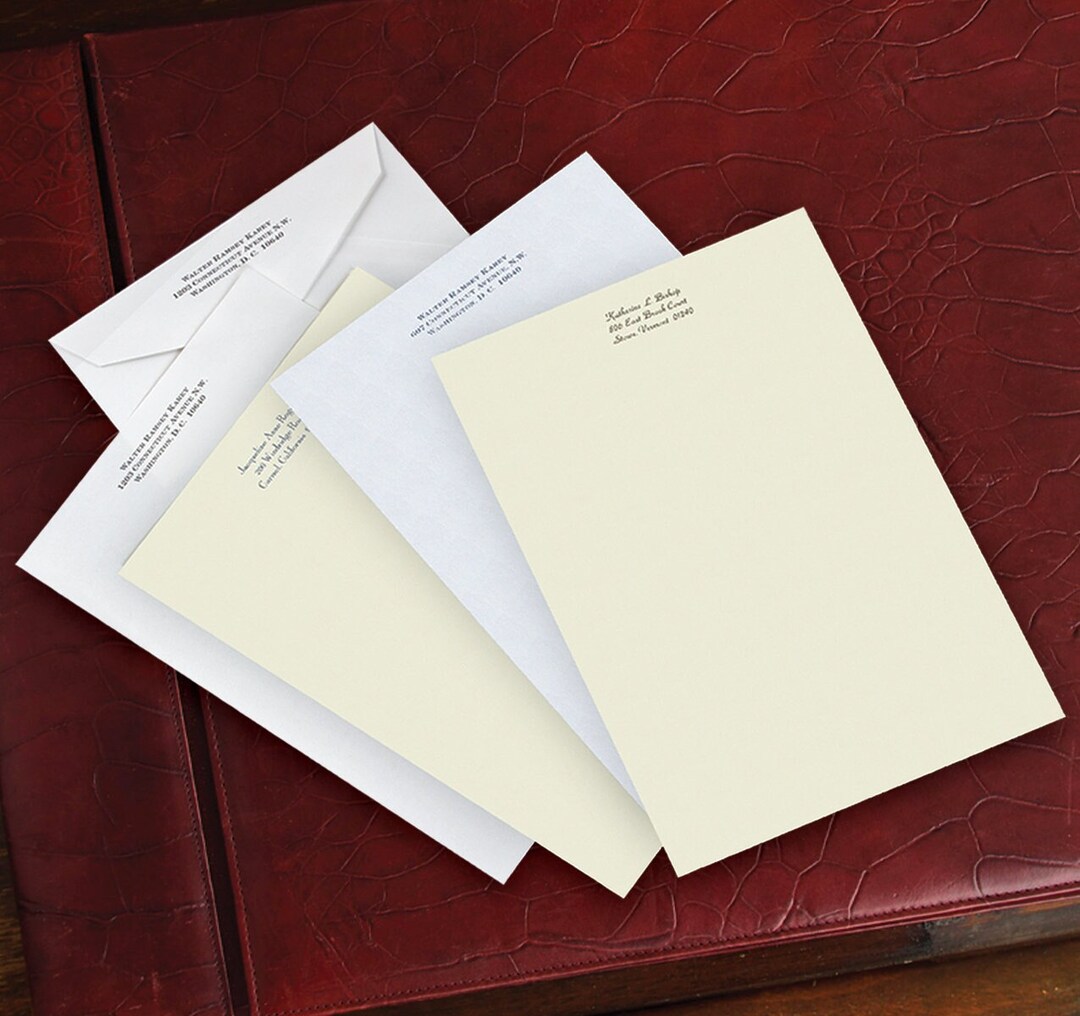 Business Letterhead Letter Writing Sets Stationery Set Personalized