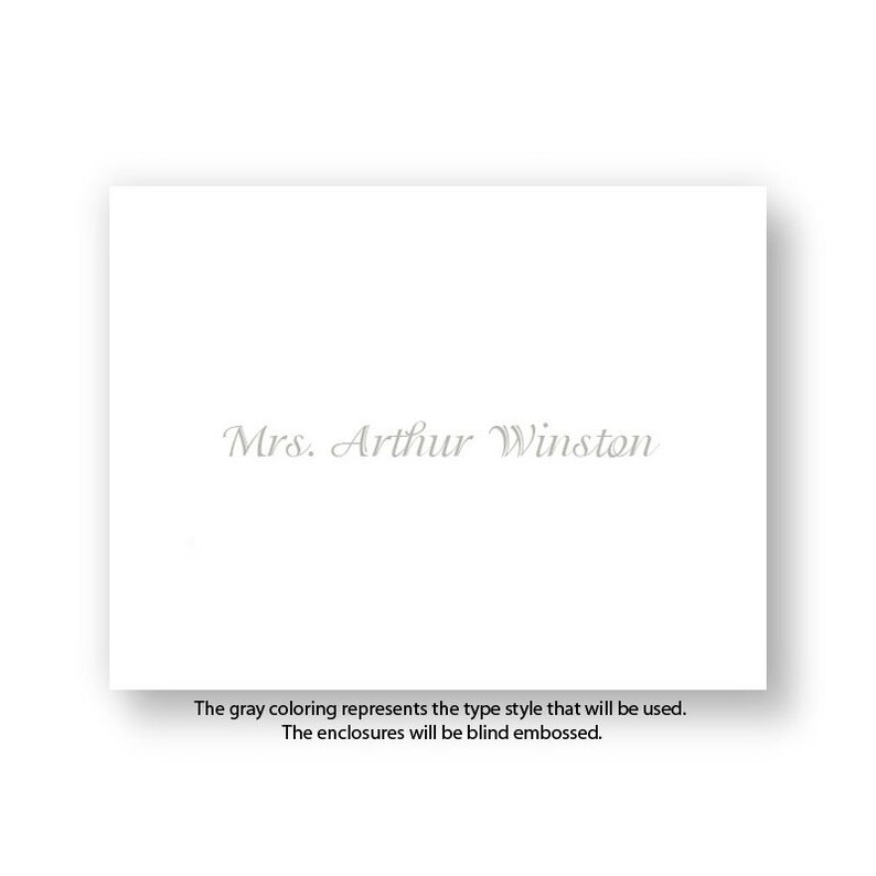 Personalized Gift Enclosure Cards / Monogram Gift Cards / Etsy