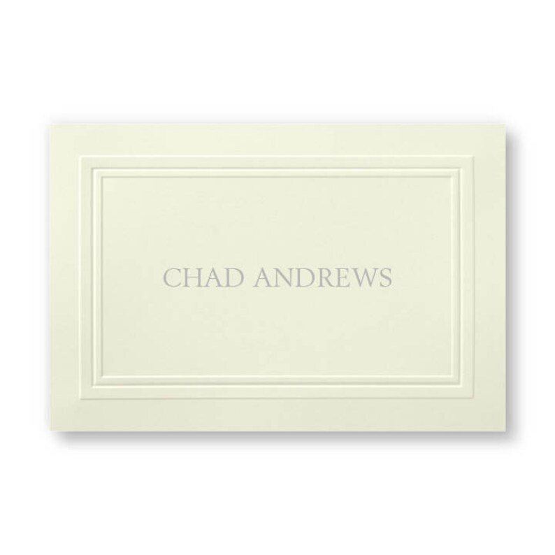 Ultimate Embossed Stationery Set / Set of 25 Cards and Etsy