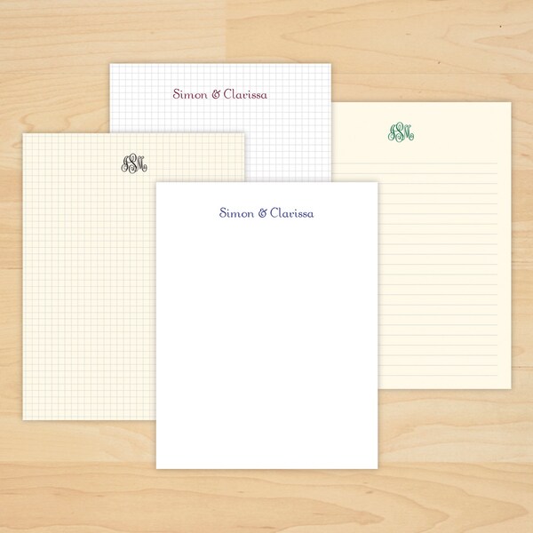 Personalized Notepads Etsy