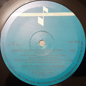Q-Feel Dancing In Heaven (Orbital Be-Bop) Vinyl