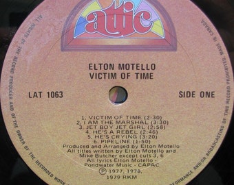 Elton Motello Victim of Time Vinyl, LP, Album 1979 Original