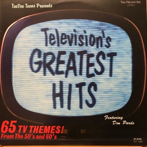 Various  Television&#39;s Greatest Hits (65 TV Themes! From The 50&#39;s And 60&#39;s) A Two Vinyl Set!