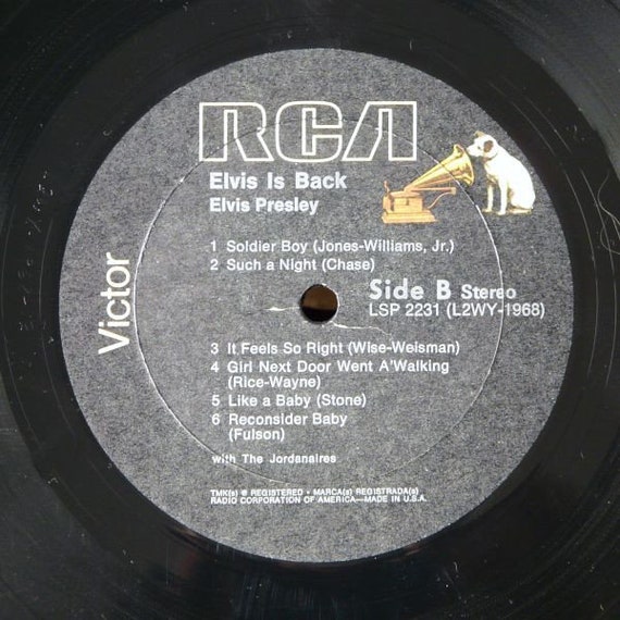 米2LP Elvis Presley Elvis Back In Nashville 19439883881 RCA