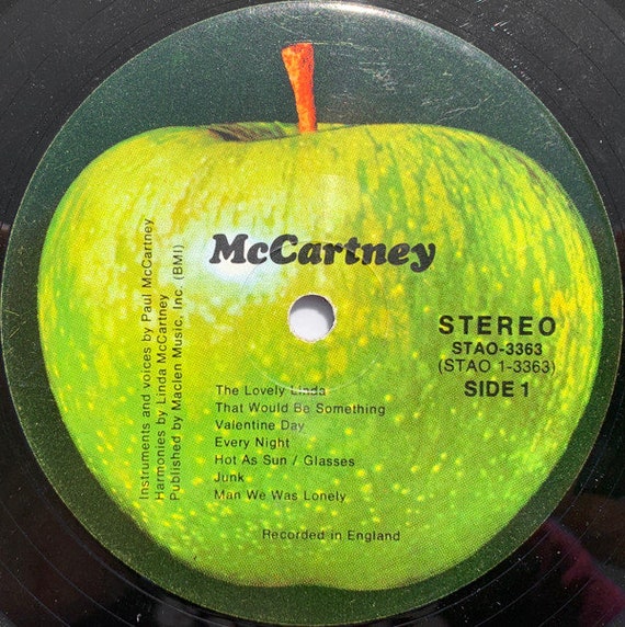 Paul Mccartney Mccartney Vinyl LP Album Stereo Gatefold - Etsy
