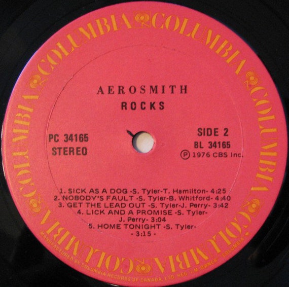 Aerosmith Rocks 1976 Hard Rock, Blues Rock -  Australia