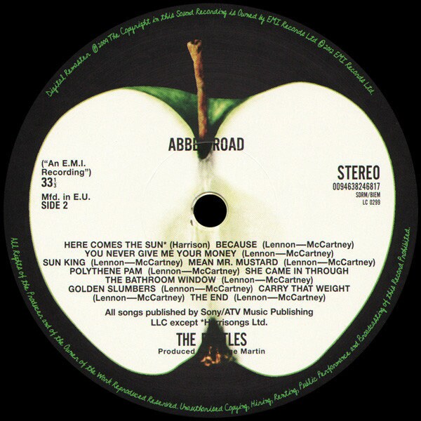 The Beatles Abbey Road Vinyl, LP, Album, Reissue, Remastered