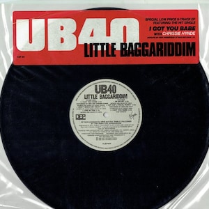 UB40 Little Baggariddim  Vinyl, 12&quot;, EP Electronic, Rock  Dub