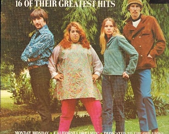 The Mamas & The Papas 16 Of Their Greatest Hits  Vinyl, LP, Compilation featurung California Dreaming, Monday Monday and Many More