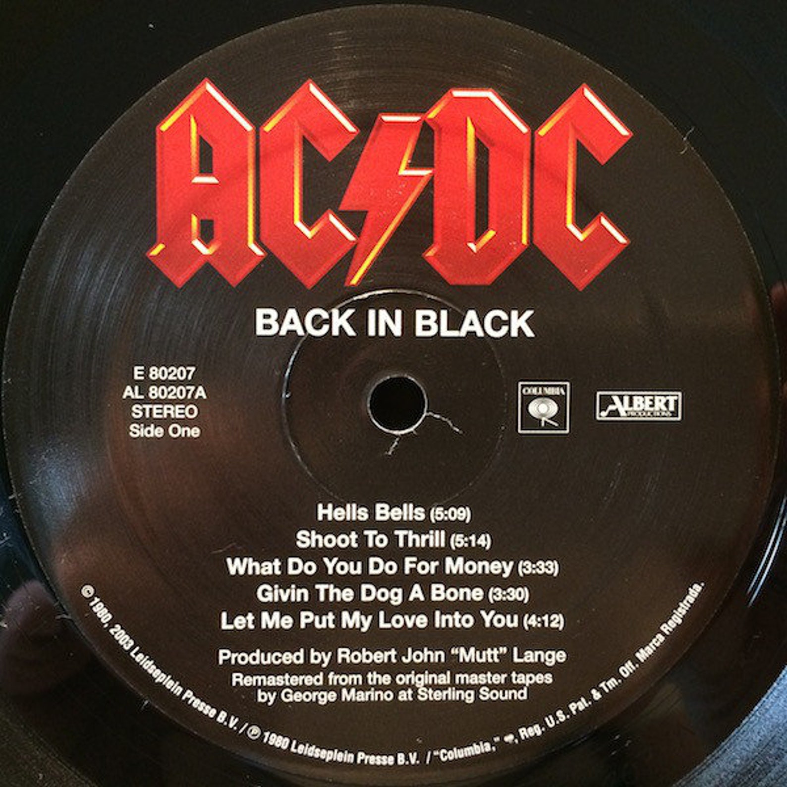 Ac dc Back In Black Vinyl LP Album Reissue Remastered NEW 180 Gram 
