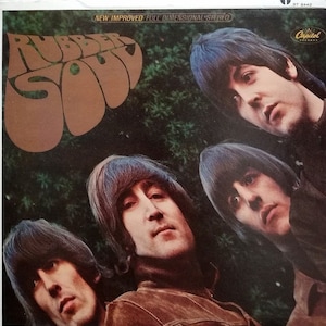 The Beatles Rubber Soul Vinyl Record  Pop Rock