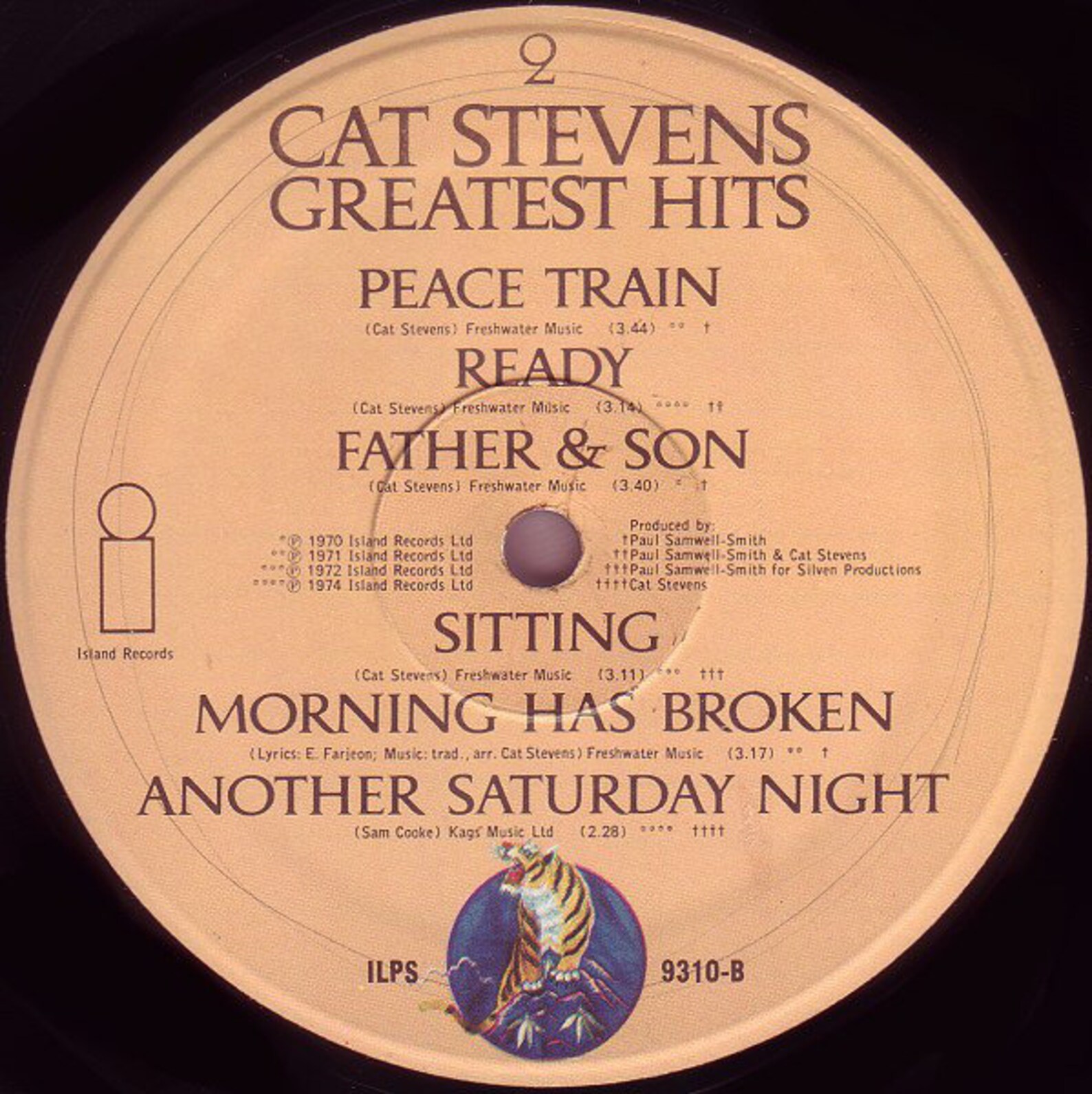 Cat Stevens Greatest Hits 1975 Vintage Soft Rock Pop Rock Etsy