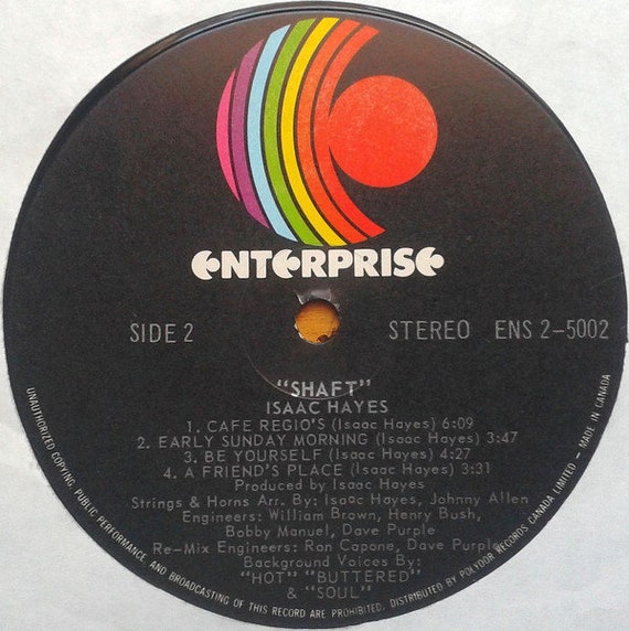 Isaac Hayes Shaft 2 Vinyl LP Album Stereo Gatefold - Etsy