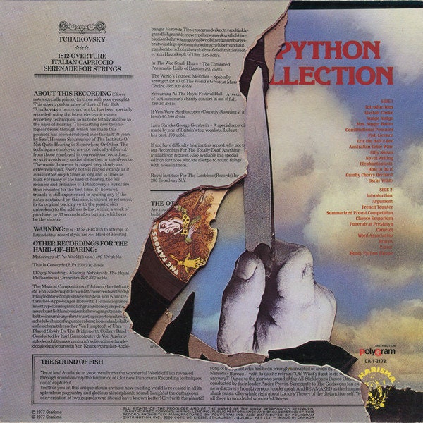Monty Python the Monty Python Instant Record Collection LP - Etsy