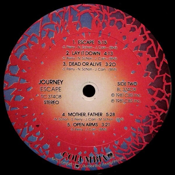 Journey Escape Vinyl, LP, Album Pop Rock - Etsy