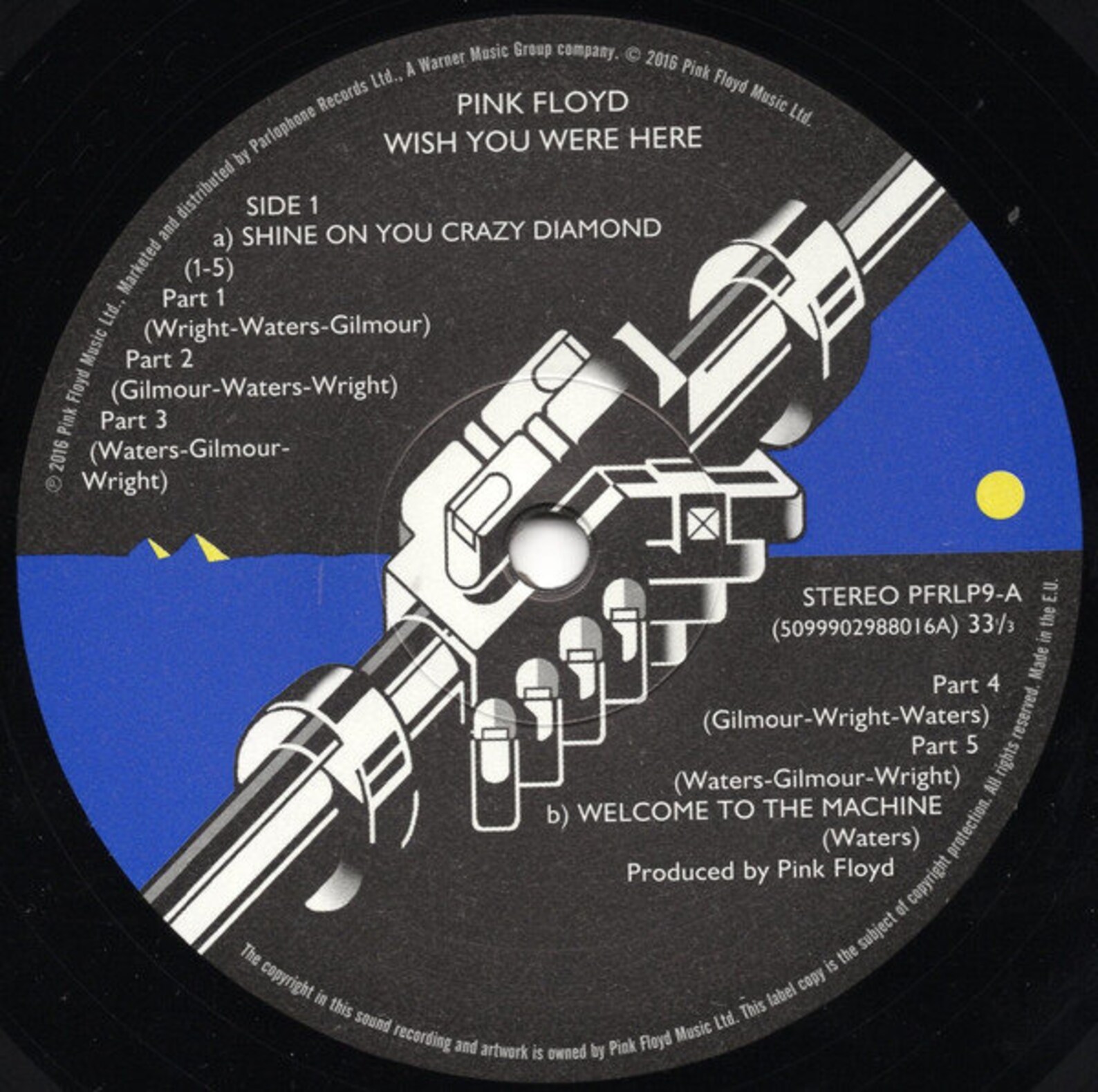 Pink Floyd Wish You Were Here Vinyl LP Album Neuauflage Remastered Pink Floyd Wish You Were Here Vinyl LP Album Neuauflage Remastered