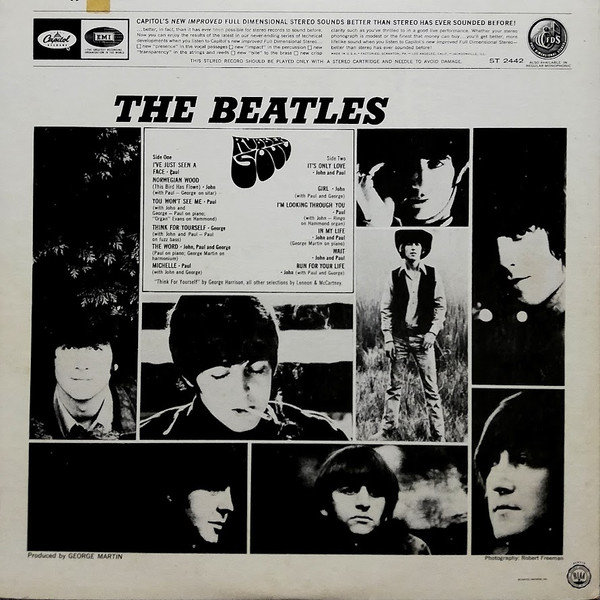 The Beatles Rubber Soul Vinyl Record Pop Rock - Etsy