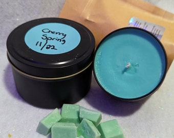 Cherry Spring Soy Wax Candles and Melts