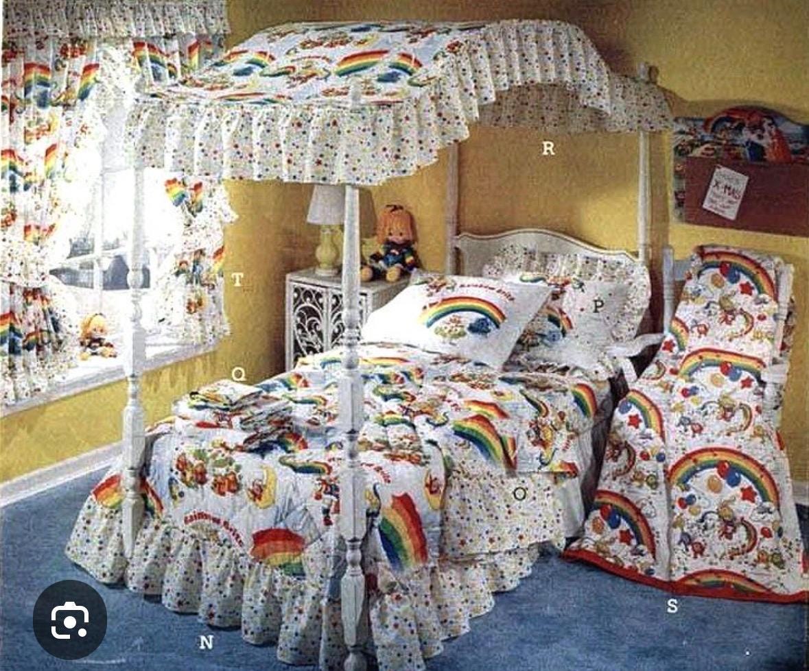 Rainbow Brite Bedding - Etsy