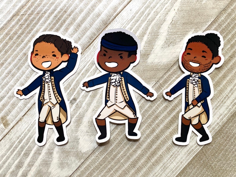 Hamilton Stickers Set Notebook Sticker Laptop Stickers | Etsy
