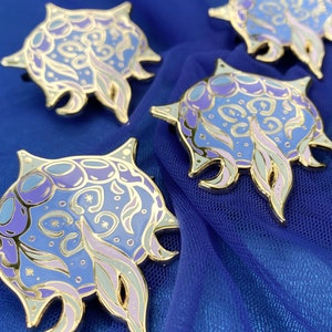 Moon Jellyfish Enamel Pin