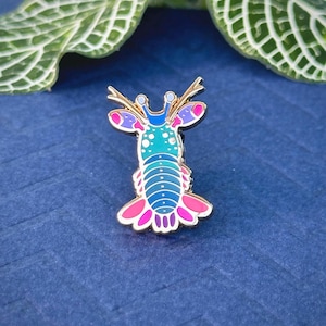 Mantis Shrimp Mini Enamel Pin