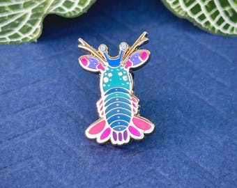 Mantis Shrimp Mini Enamel Pin