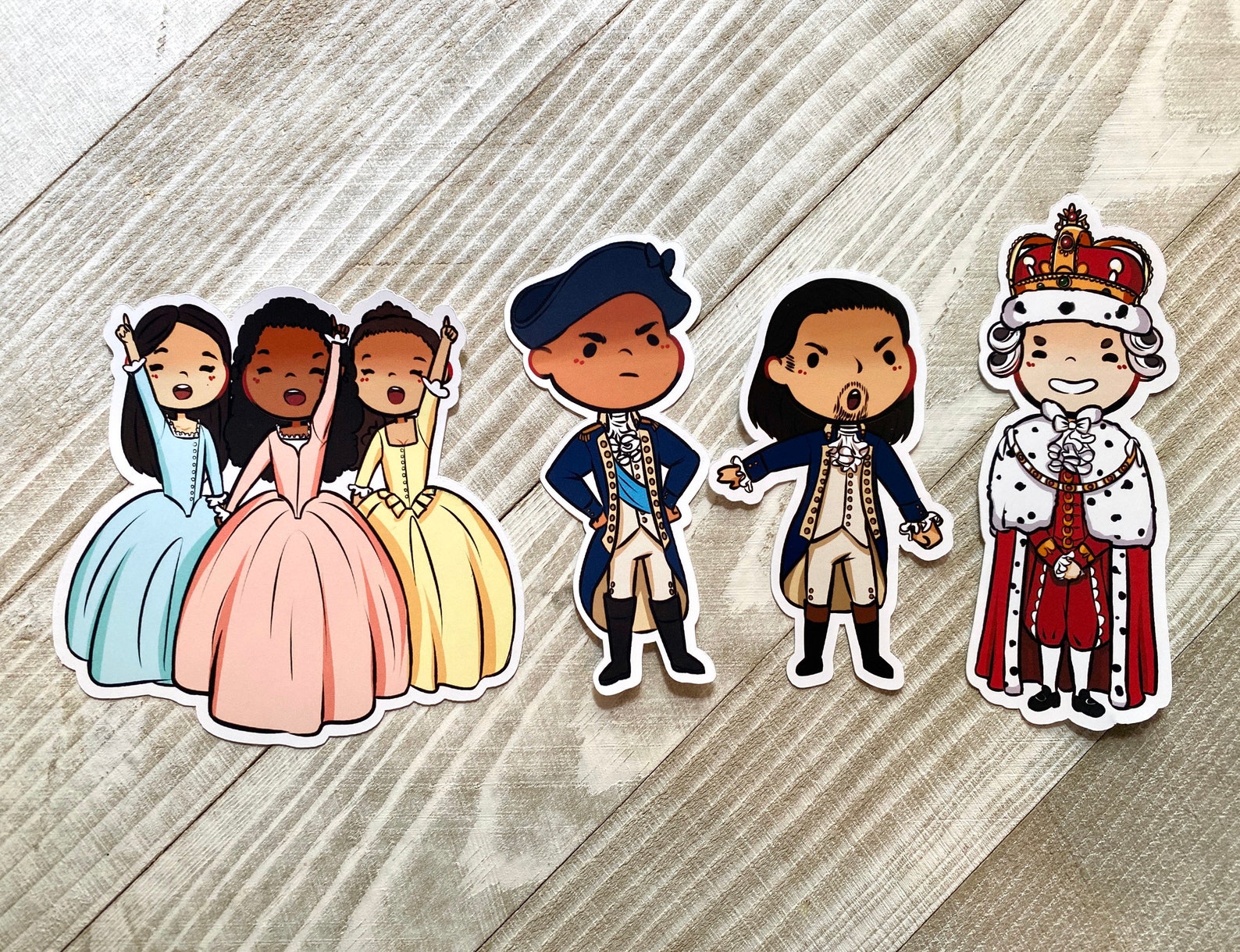 Hamilton Stickers Set Notebook Sticker Laptop Stickers Etsy