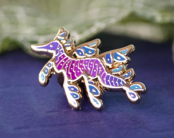 Leafy Seadragon Mini Enamel Pin