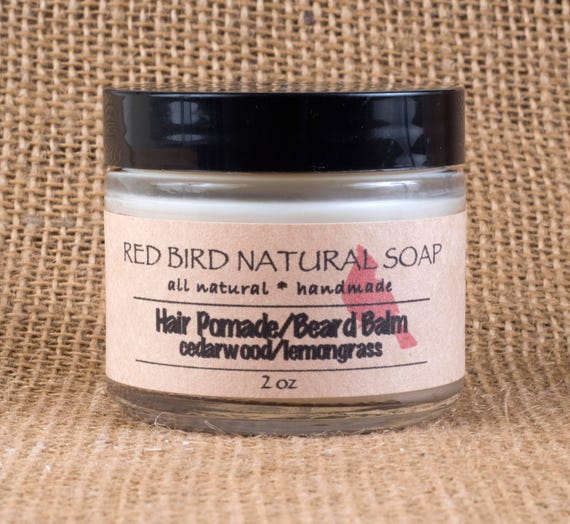 All Natural Hair Pomade Beard Balm Pure Essential Oils Etsy