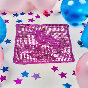 Bird Filet Crochet Doily Pattern: Charts & Border Suggestions (PDF Download)