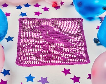 Bird Filet Crochet Doily Pattern: Charts & Border Suggestions (PDF Download)