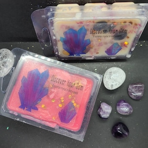 Hidden Gem Wax melts | Discover your Gem | Surprise Crystal