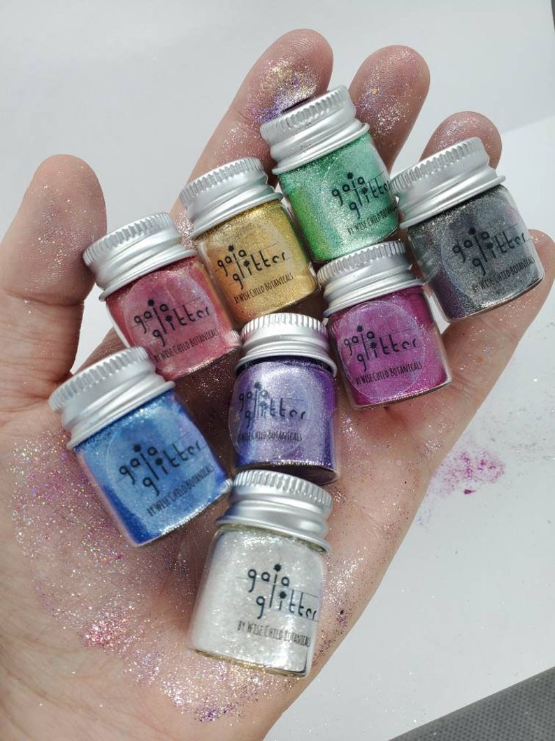 Biodegradable Glitter 100% plastic free Dust Glitters image 1