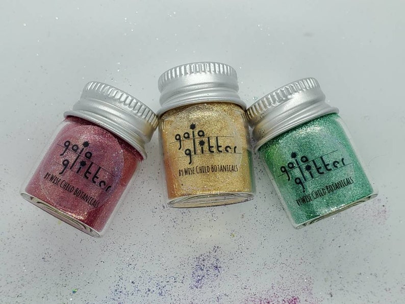 Biodegradable Glitter 100% plastic free Dust Glitters image 3