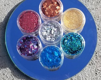 Pride Collection- Rainbow biodegradable glitter collection-