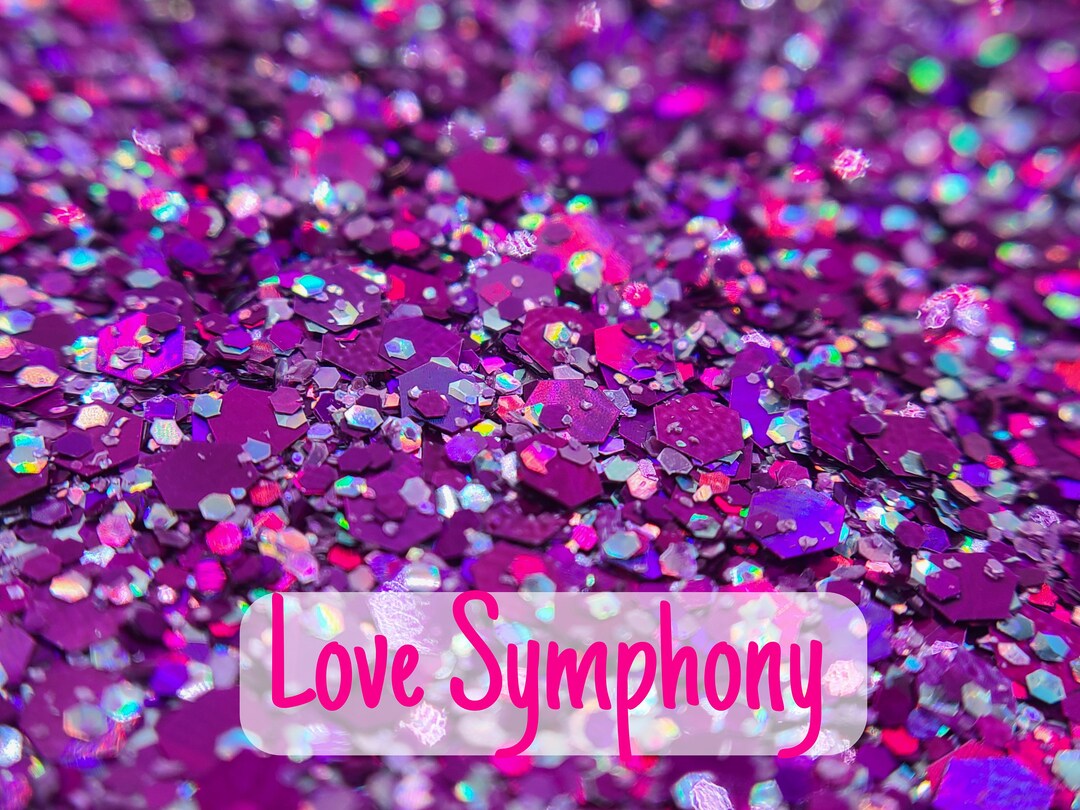 Biodegradable Glitter Love Symphony Valentine's Day Glitter Festival