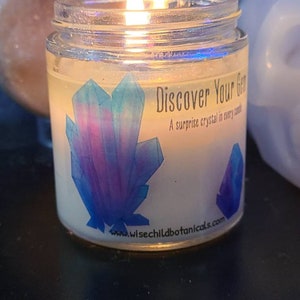 Hidden Gem Candle. DISCOVER YOUR GEM. Hidden Crystal Candle. A Surprise ...