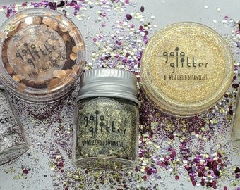 Biodegradable Glitter sample pack  Pick your size and color.