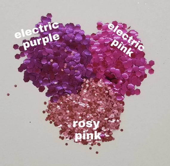 Biodegradable Glitter- SOLID COLORS- Extra fine- Fine-Medium- Large-Chunky - Eco Friendly Glitter