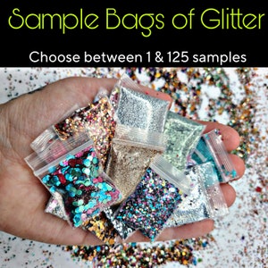 Biodegradable Glitter Samples | Body Glitter | Festival Glitter | Candle Glitter | Soap Glitter