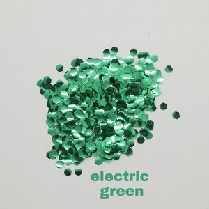 Biodegradable Glitter- SOLID COLORS- Extra fine- Fine-Medium- Large-Chunky - Eco Friendly Glitter image 6