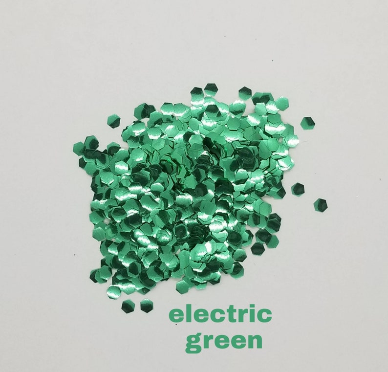 Biodegradable Glitter- SOLID COLORS- Extra fine- Fine-Medium- Large-Chunky - Eco Friendly Glitter image 6